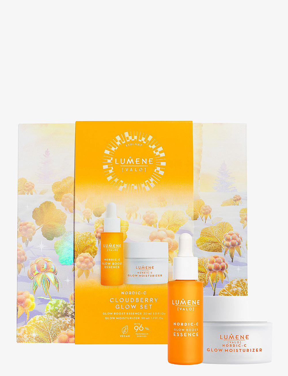 LUMENE - Lumene Nordic-C Cloudberry Glow Set - til ham - nordic-c cloudberry glow set - 0