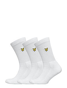 Lyle & Scott HAMILTON - Sokker - BR WHITE / white