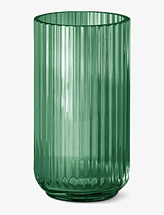 Lyngby Lyngby vase 20cm green glass - Vaser - GREEN / green