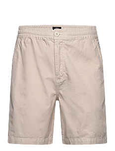 Mads Nørgaard Fine Twill  Hektor Shorts - Kolleksjoner - BIRCH / beige