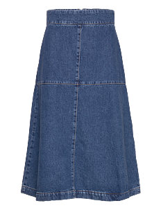 Mads Nørgaard Denim Lunar Skirt - Kolleksjoner - VINTAGE BLUE / blue