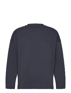 Mads Nørgaard Light Terry Aksel Sweat - Kolleksjoner - PARISIAN NIGHT / navy