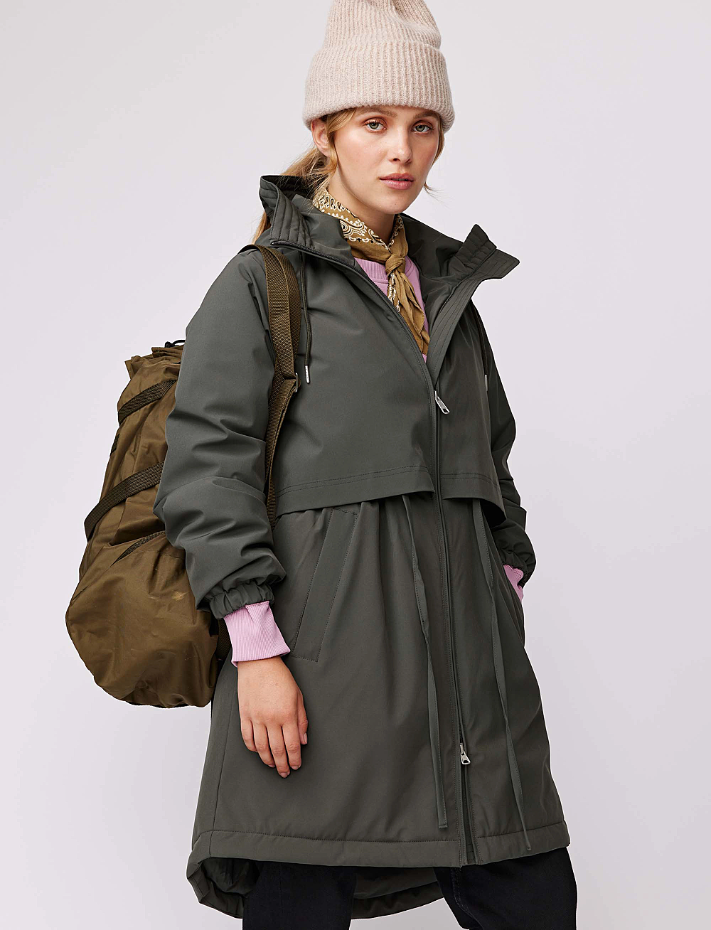 Makia - Laina Jacket - kåper - dusty olive - 0