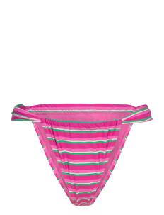 Mango Stripe-print bikini bottoms - Bikini truser - BRIGHT PINK / pink/rose