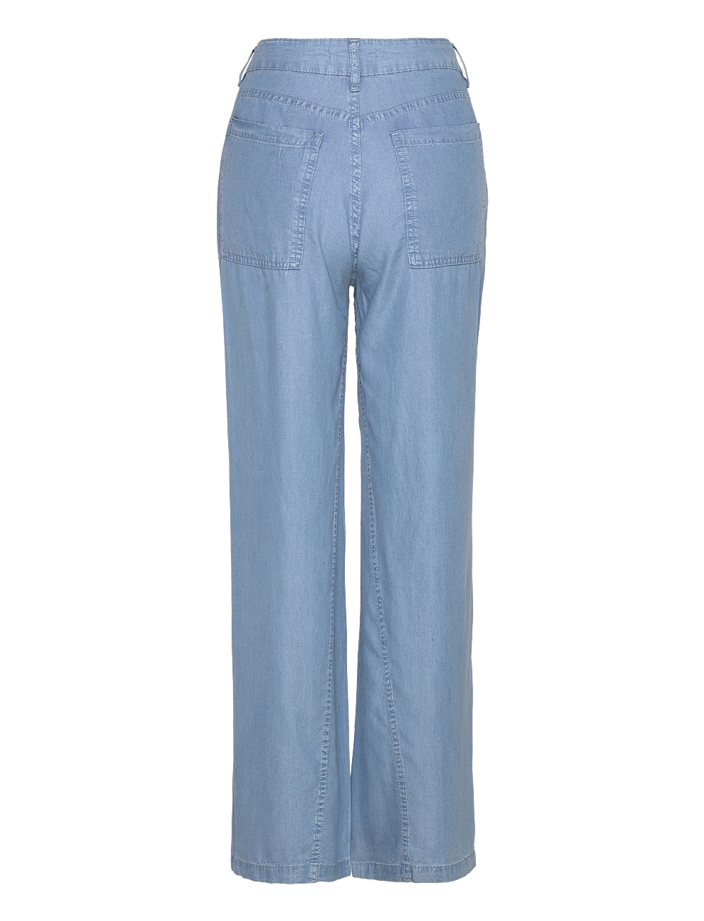 Mango - Wideleg lyocell trousers - vide bukser - open blue - 1