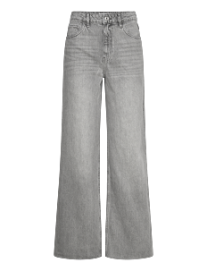 Mango Danila wideleg high-rise jeans - Vide jeans - OPEN GREY / grey