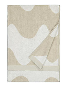 Marimekko Home LOKKI BATH TOWEL - Tekstiler - BEIGE, WHITE / beige