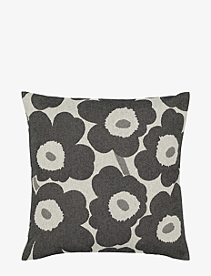 Marimekko Home PIENI UNIKKO C.COVER 47X47 CM - Tekstiler - OFF WHITE, CHARCOAL, SAND / grey