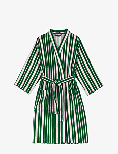 Marimekko Home RAIDE BATH ROBE - Tekstiler - GREEN, LT.PINK / green