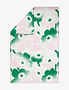 Marimekko Home UNIKKOHÄIVÄHDYS DC135/140X200 - Tekstiler - OFF WHITE, LT.PINK, GREEN / multi