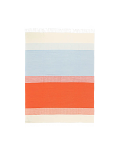 Marimekko Home HENNIKA THROW 120X180 CM - Tekstiler - ORANGE, WHITE, LT.BLUE / multi