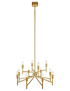 Markslöjd Lighting REGENT Pendant 12L - Lamper - PAINTED GOLD / gold