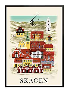 Martin Schwartz Skagen small poster - Plakater - MULTI COLOR / multi