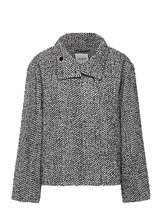 mbyM Makaia-M - Vinterjakker - GREY HERRINGBONE / grey