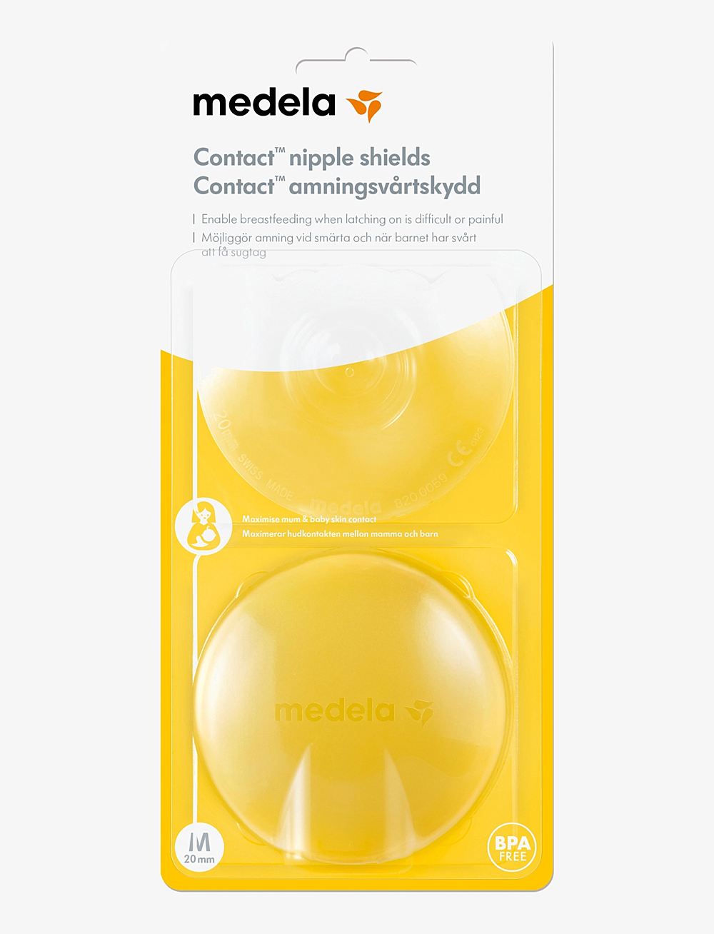 Medela - Contact nipple shields - brystpumper og tilbehør - white - 1