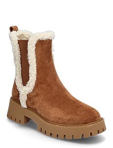 Michael Kors ASHER FLAT BOOTIE - Boots - LUGGAGE / brown