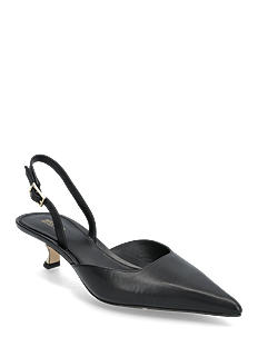 Michael Kors LUNA KITTEN SLING PUMP - Slingbacks - BLACK / black