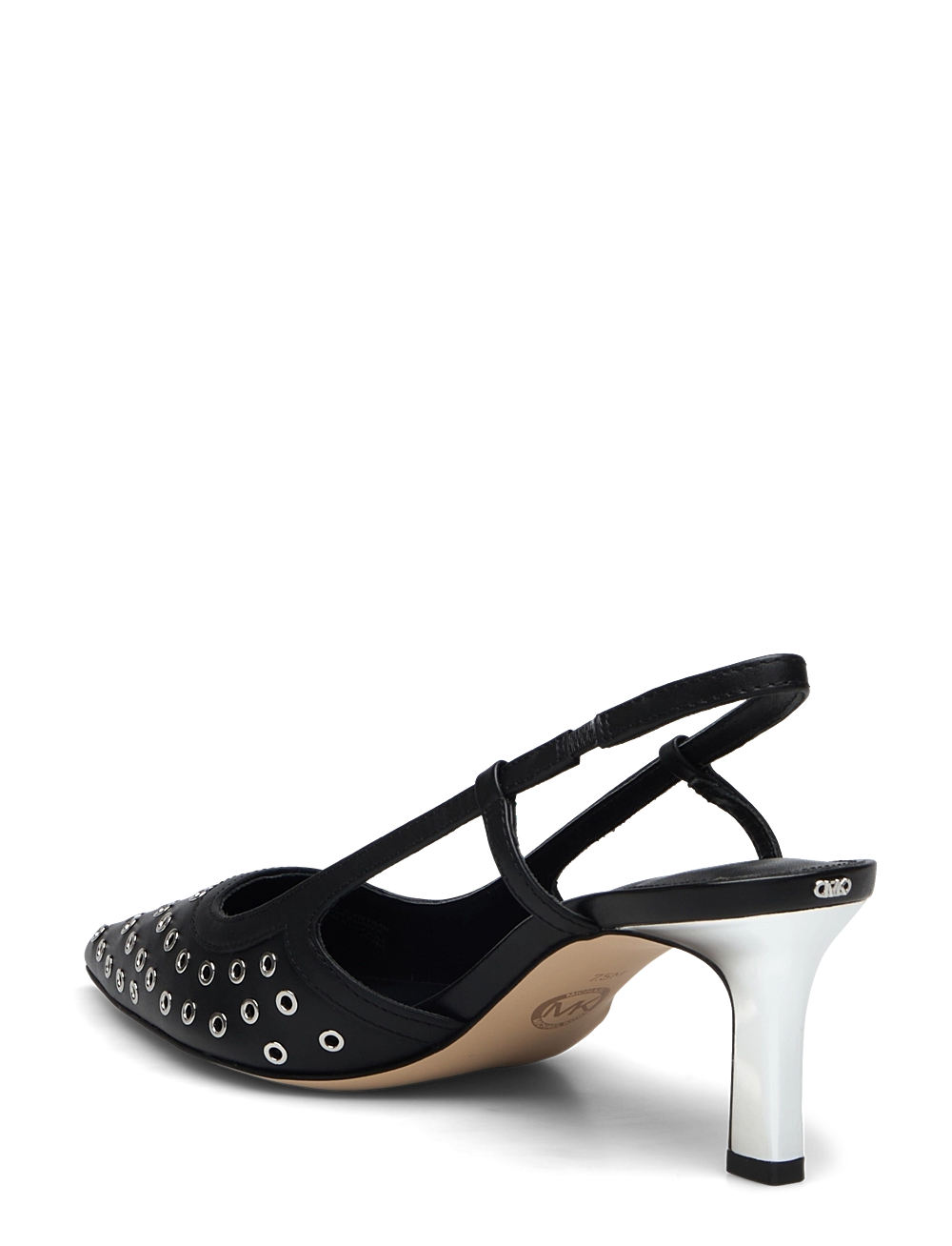 Michael Kors - ALORA MID SLING - slingbacks med hæl - black - 2