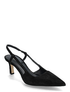 Michael Kors ALORA MID SLING - Slingbacks - BLACK / black