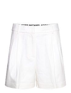 Michael Kors PLEATED SHORT - Klær - WHITE / white