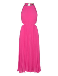 Michael Kors PLEATED CUTOUT DRS - Klær - CERISE / pink/rose