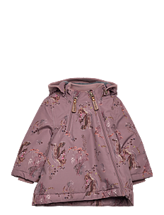 mikk-line Polyester Baby Jacket - Aop - Boblejakker & Dunjakker - TWILIGHT MAUVE / purple