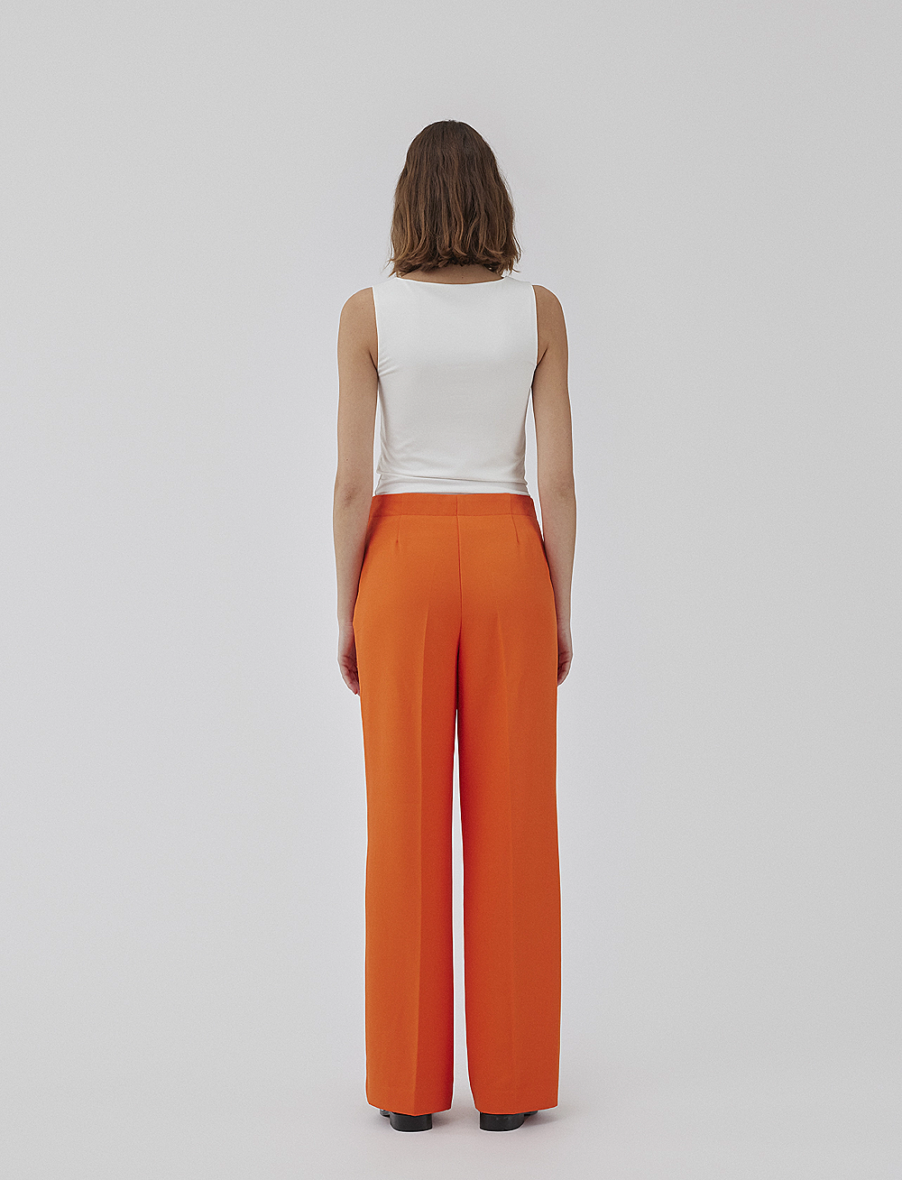 Modström - Nelli pants - rette bukser - flame - 3