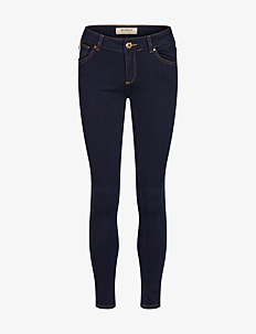 MOS MOSH Victoria 7/8 Silk Touch Jeans - Skinny Jeans - DK. BLUE DENIM / blue