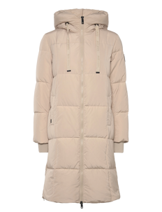 MOS MOSH MMNova Square Down Coat - Kåper - FEATHER GRAY / beige