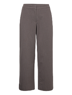 MSCH Copenhagen MSCHDyanna Pants STP - Rette bukser - DARK BROWN STP / brown