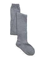 Wool/cotton tights - GREY MELANGE