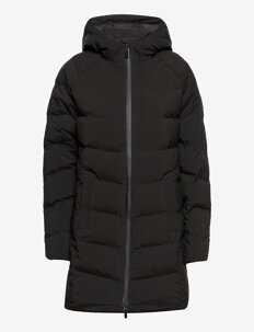 Musto W MARINA LONG QUILTED JKT - Kåper - BLACK / black