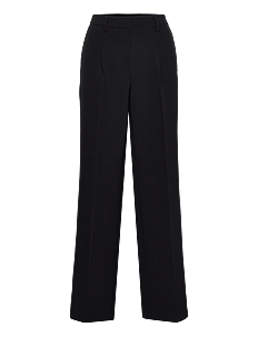 My Essential Wardrobe 29 THE TAILORED PANT - Rette bukser - BLACK / black