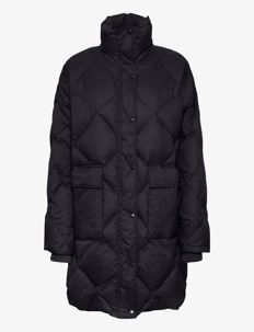 My Essential Wardrobe PiloMW Long Down Jacket - Kåper - BLACK / black