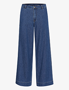 My Essential Wardrobe HilmaMW 171 Wide Pant - Vide jeans - MEDIUM BLUE WASH / blue