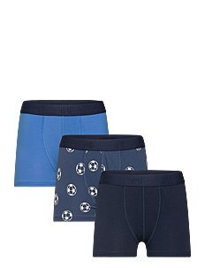 name it NKMBOXER 3P DARK DENIM FOOTBALL NOOS - Underbukser - DARK DENIM / multi