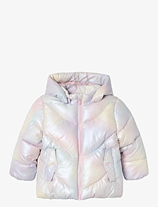 name it NMFMARLEE PUFFER JACKET AOP - Boblejakker & Dunjakker - CHERRY BLOSSOM / purple