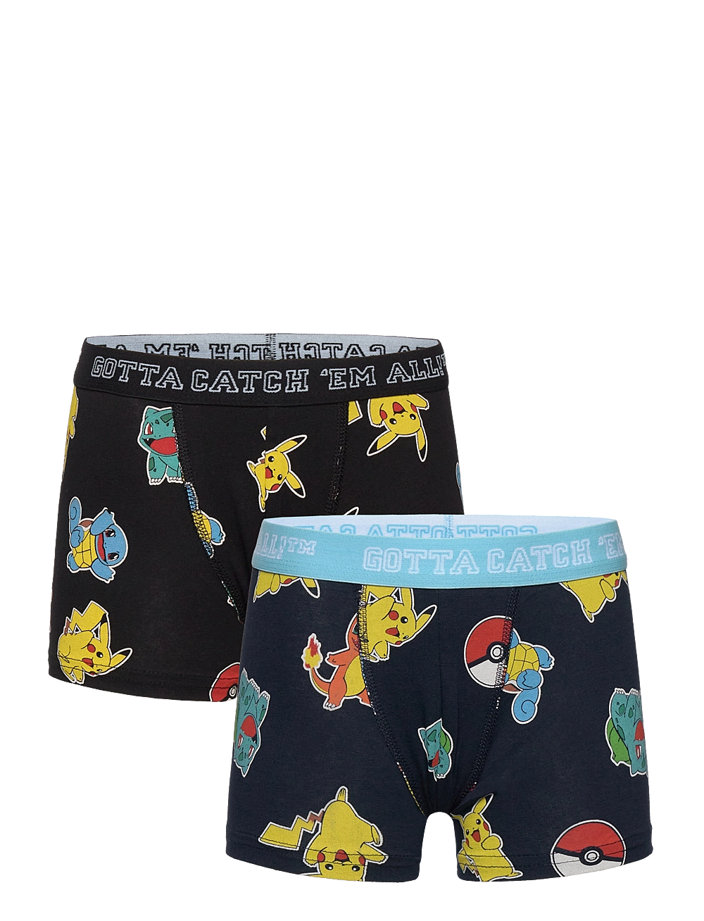 name it - NKMASGAR POKEMON 2P BOXER NOOS SKY - underbukser - black - 0