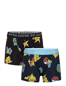 name it NKMASGAR POKEMON 2P BOXER NOOS SKY - Underbukser - BLACK / black