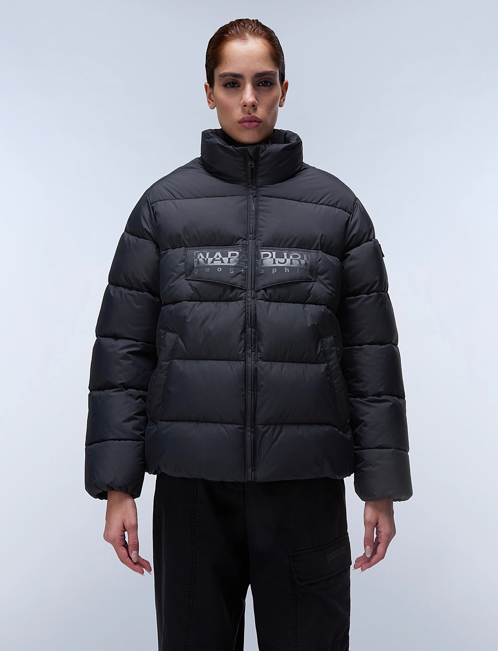 Napapijri - Rainforest Puffer Jacket - dunjakker - black - 0