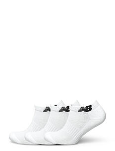 New Balance Unisex Response Performance No Show Socks 3 Pack - Sokker - WHITE / white