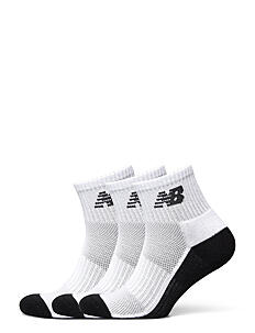 New Balance Unisex Response Performance Quarter 3 Pack - Sokker - WHITE/BLACK / white