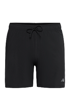 New Balance RC Short 7" - Løpeshorts - BLACK / black