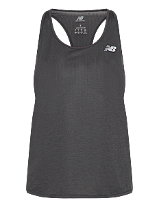 New Balance Athletics Tank - Overdeler - BLACK HEATHER / black