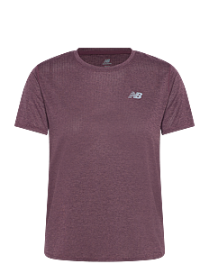 New Balance Athletics T-Shirt - Overdeler - FADED PLUM HEATHER / purple