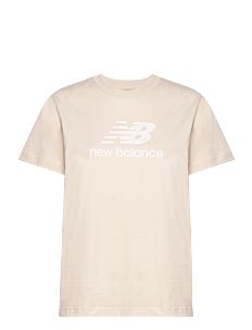 New Balance Sport Essentials Jersey Logo T-Shirt - Overdeler - LINEN / cream