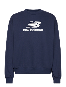 New Balance Sport Essentials French Terry Logo Crew - Overdeler - NB NAVY / navy