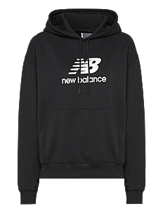 New Balance Sport Essentials French Terry Logo Hoodie - Overdeler - BLACK / black