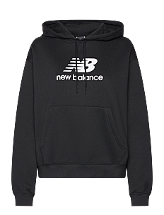 New Balance Sport Essentials Fleece Logo Hoodie - Overdeler - BLACK / black