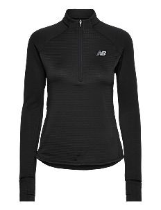 New Balance Athletics Heat Grid 1/2 Zip - Overdeler - BLACK / black